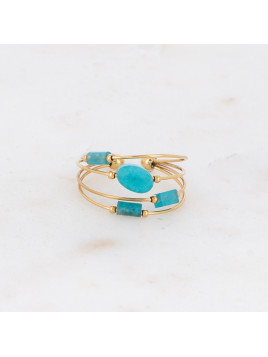 Bague dorée - APATITES